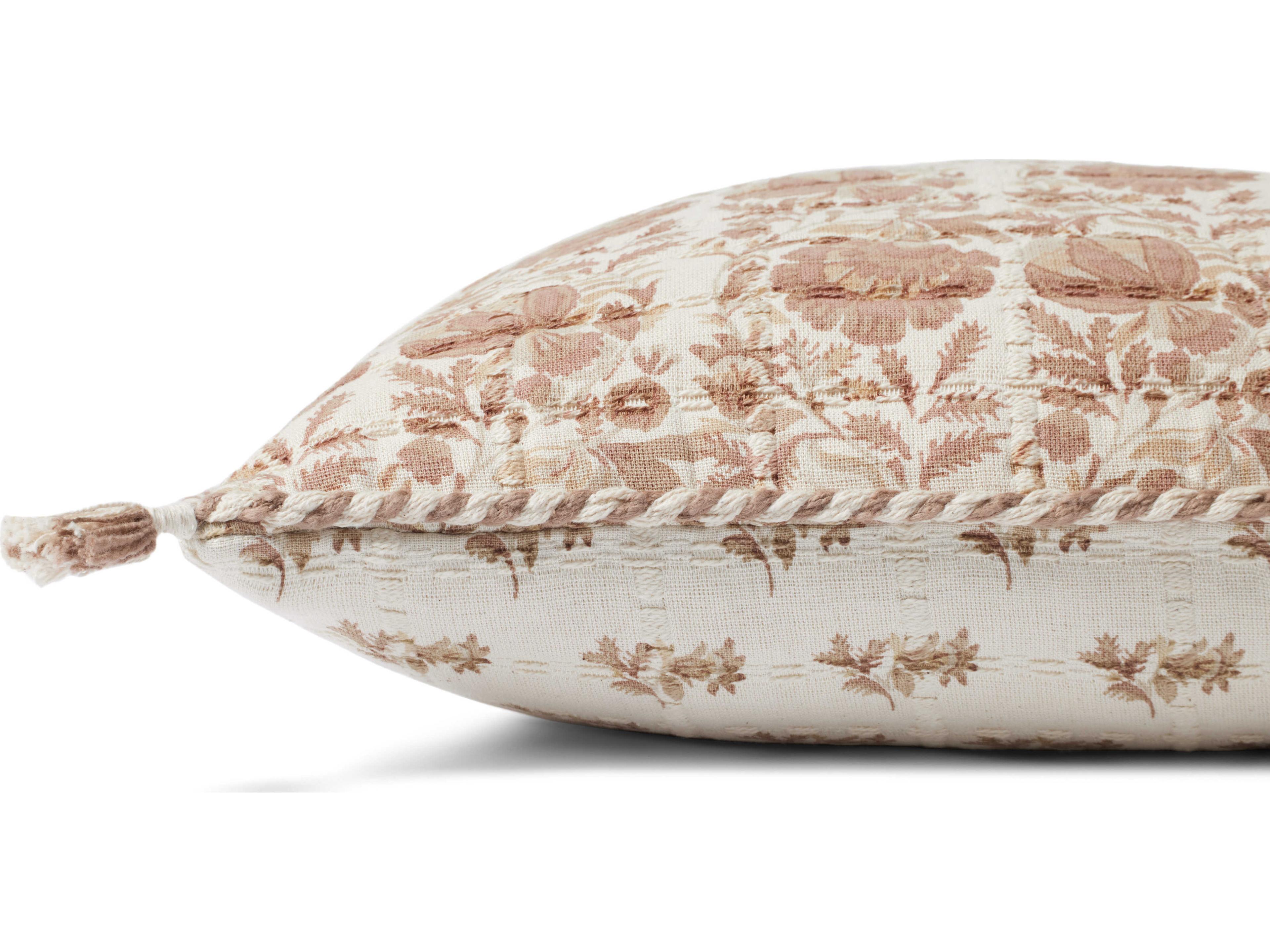 Loloi Rugs Blush / Ivory Pillow