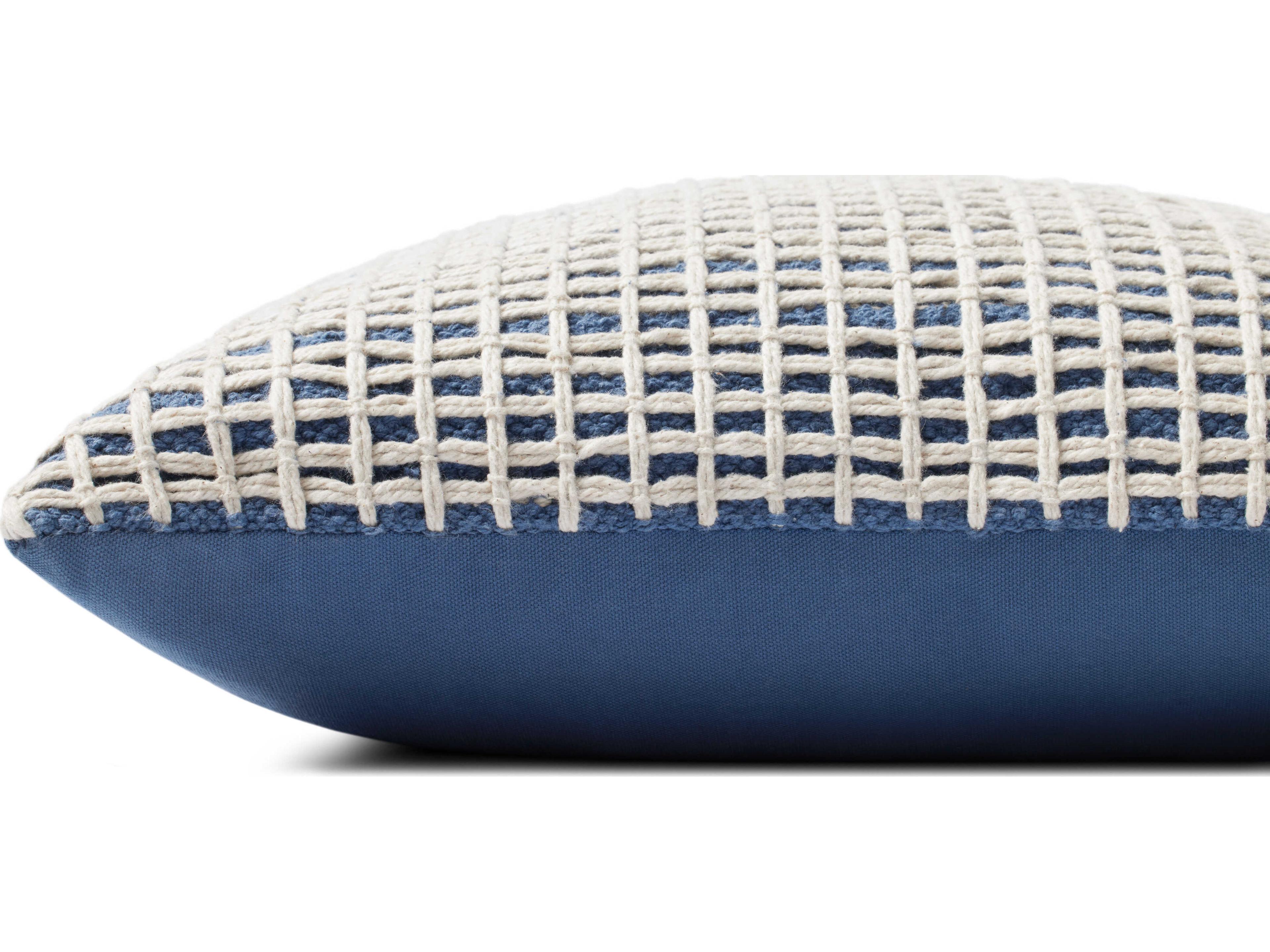 Loloi Rugs Blue / Ivory Pillow