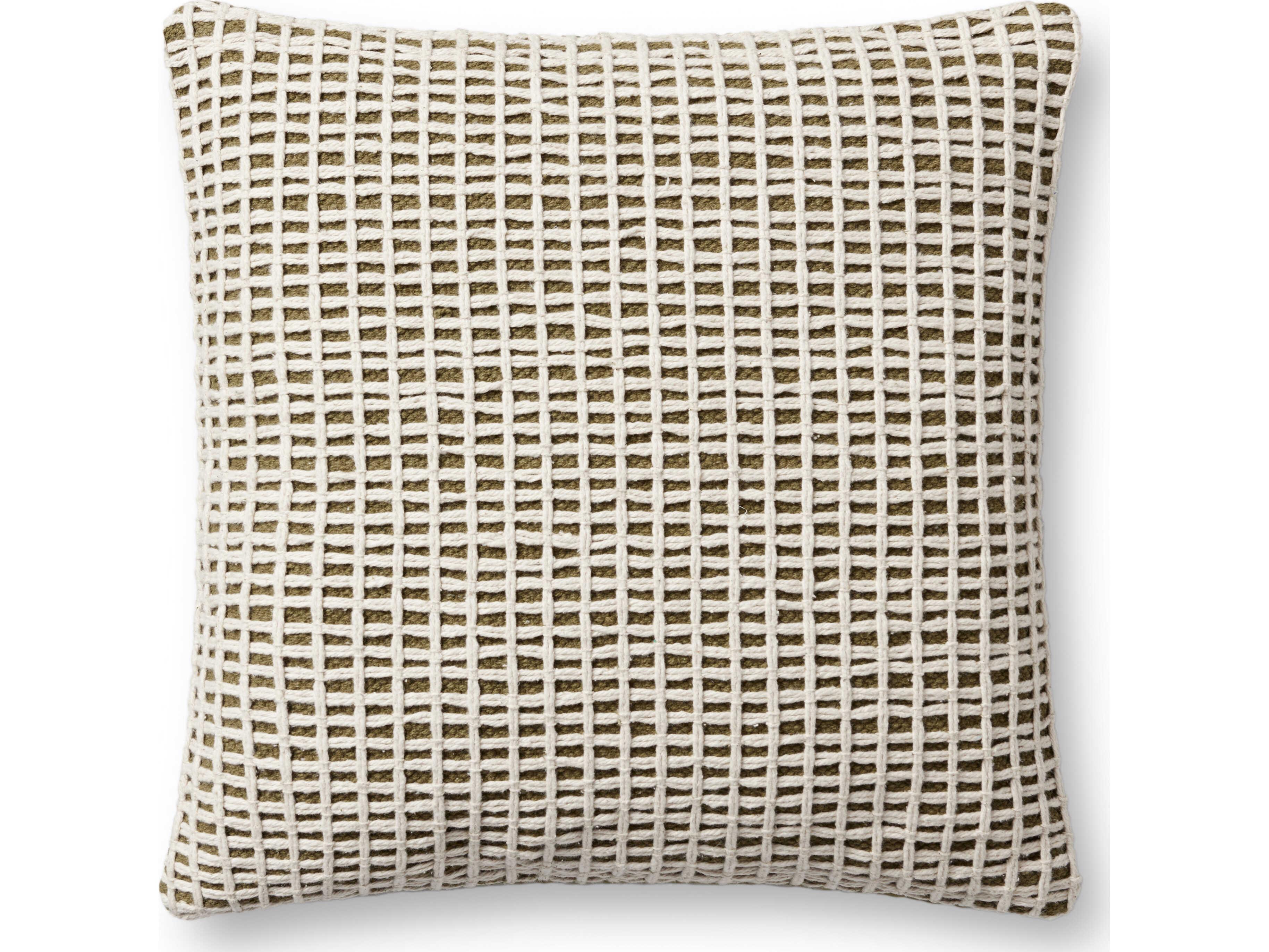 Loloi Rugs Green / Ivory Pillow