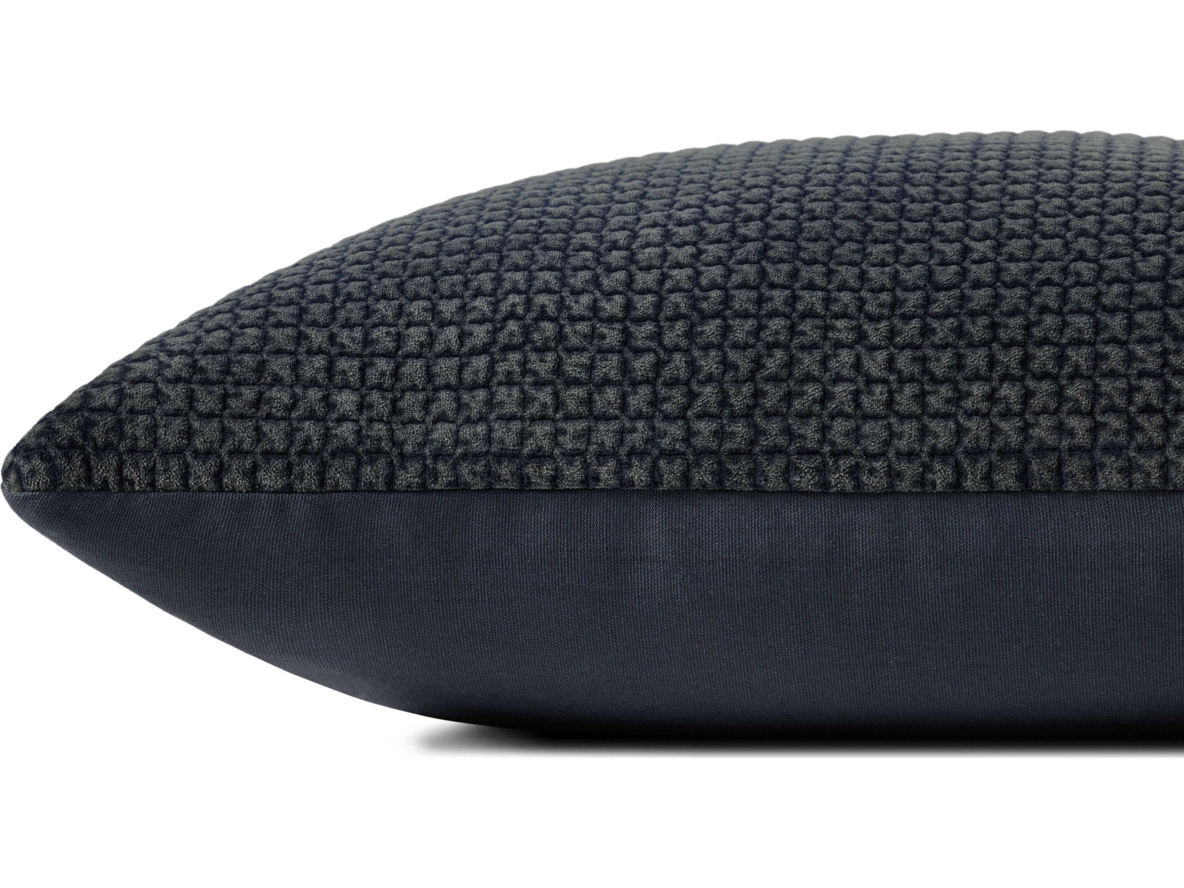 Loloi Rugs Dark Navy 22" x 22" Pillow