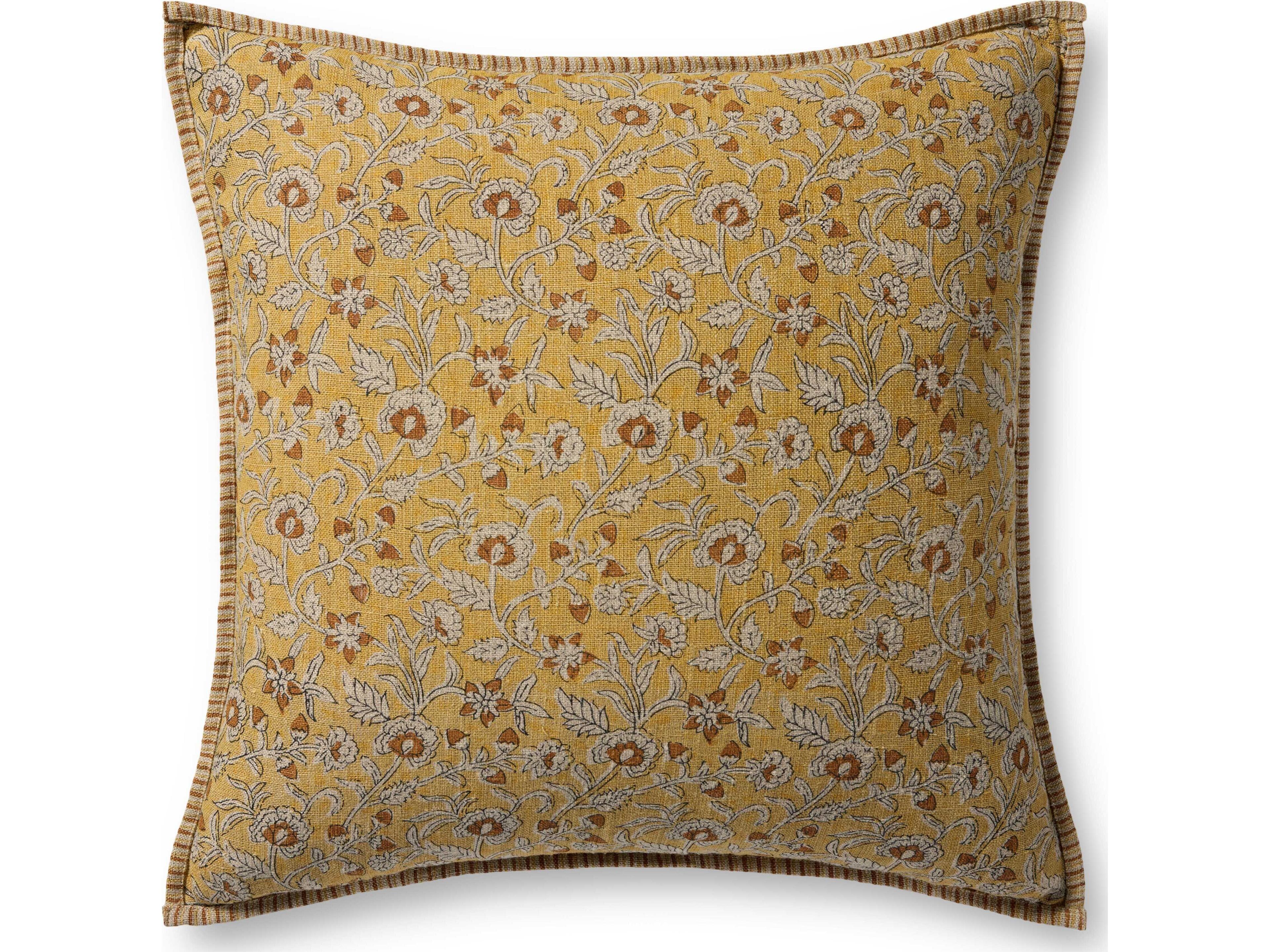 Loloi Rugs Gold / Multi Pillow