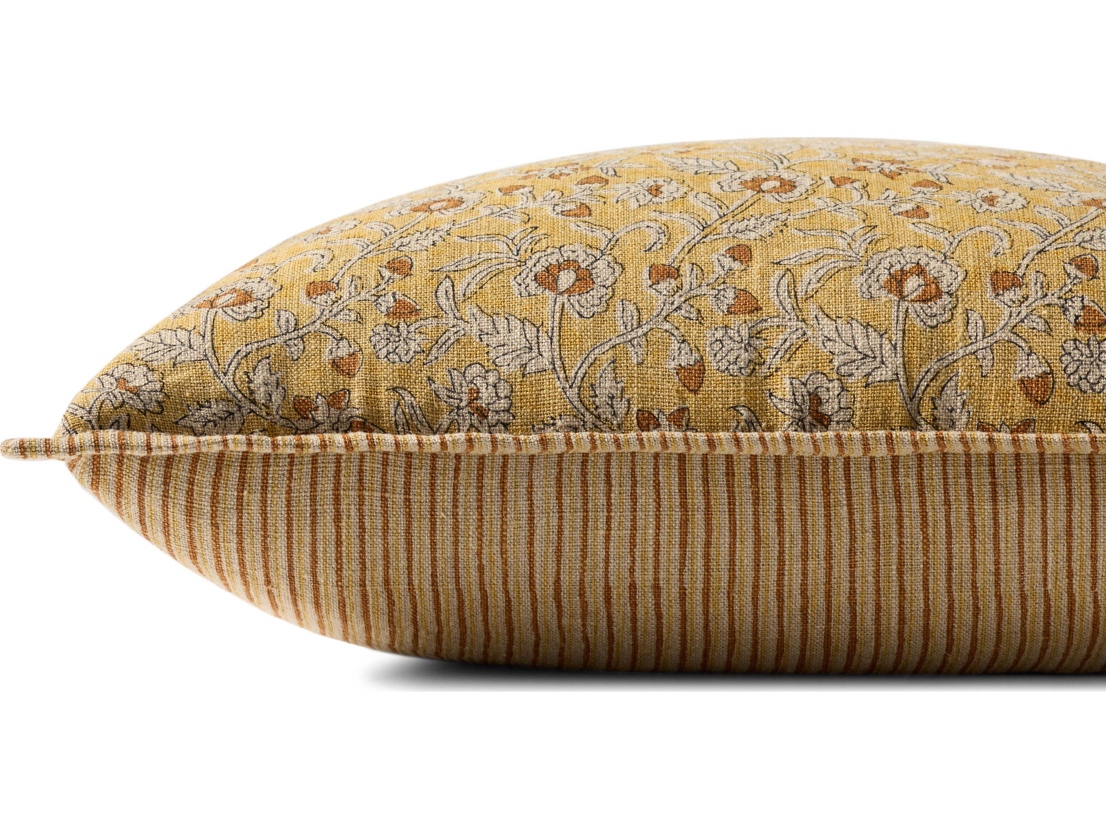 Loloi Rugs Gold / Multi Pillow