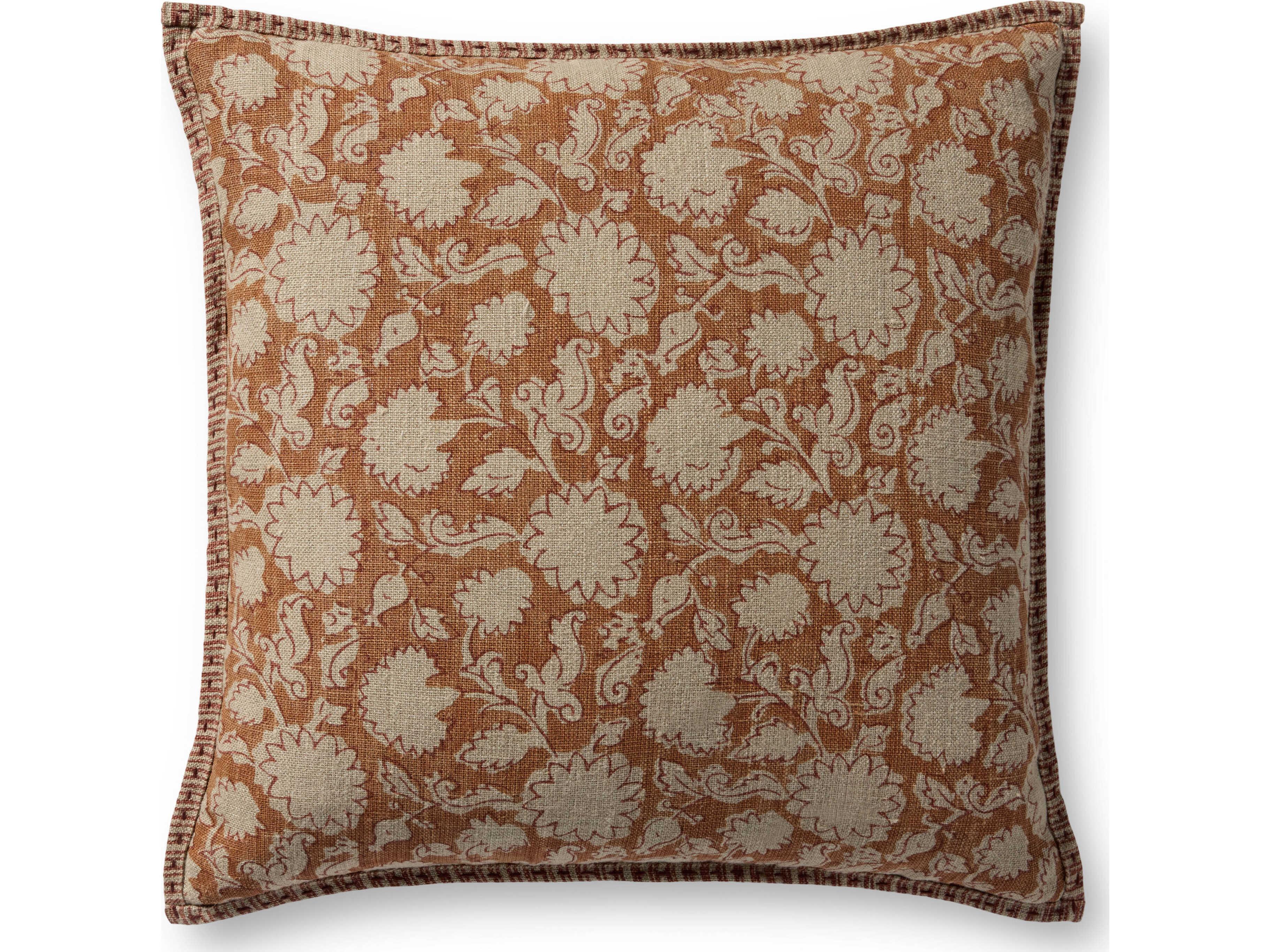 Loloi Rugs Rust Pillow