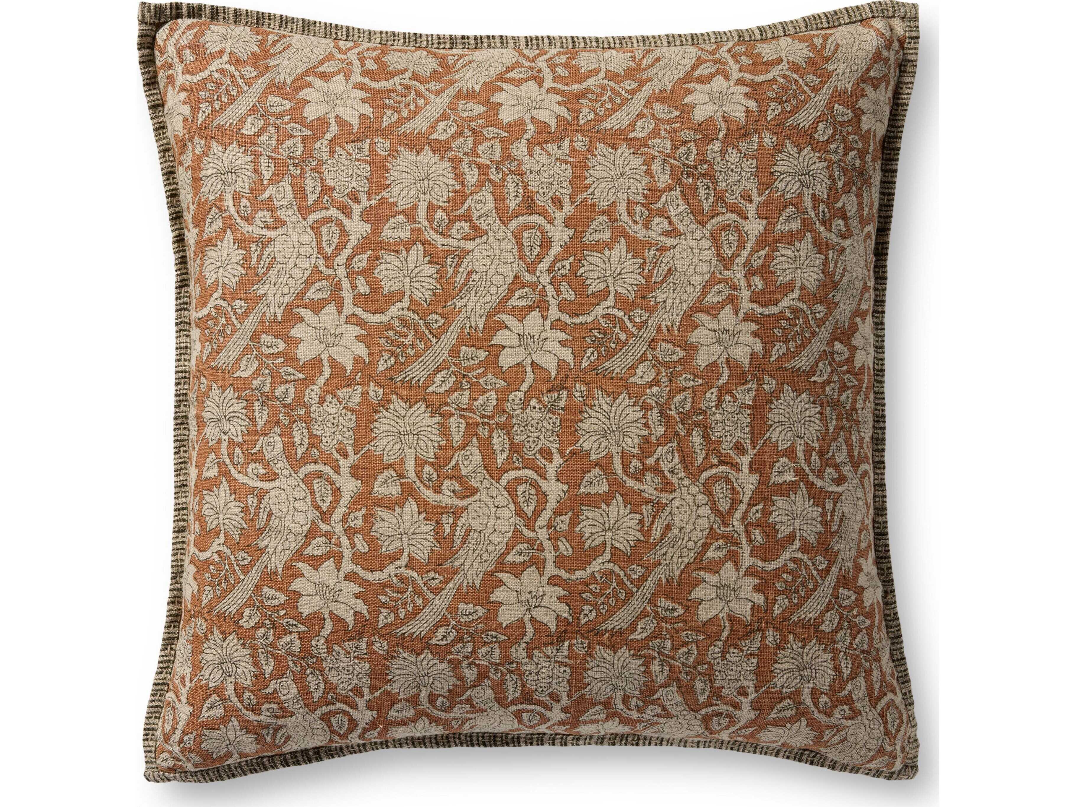 Loloi Rugs Rust Pillow