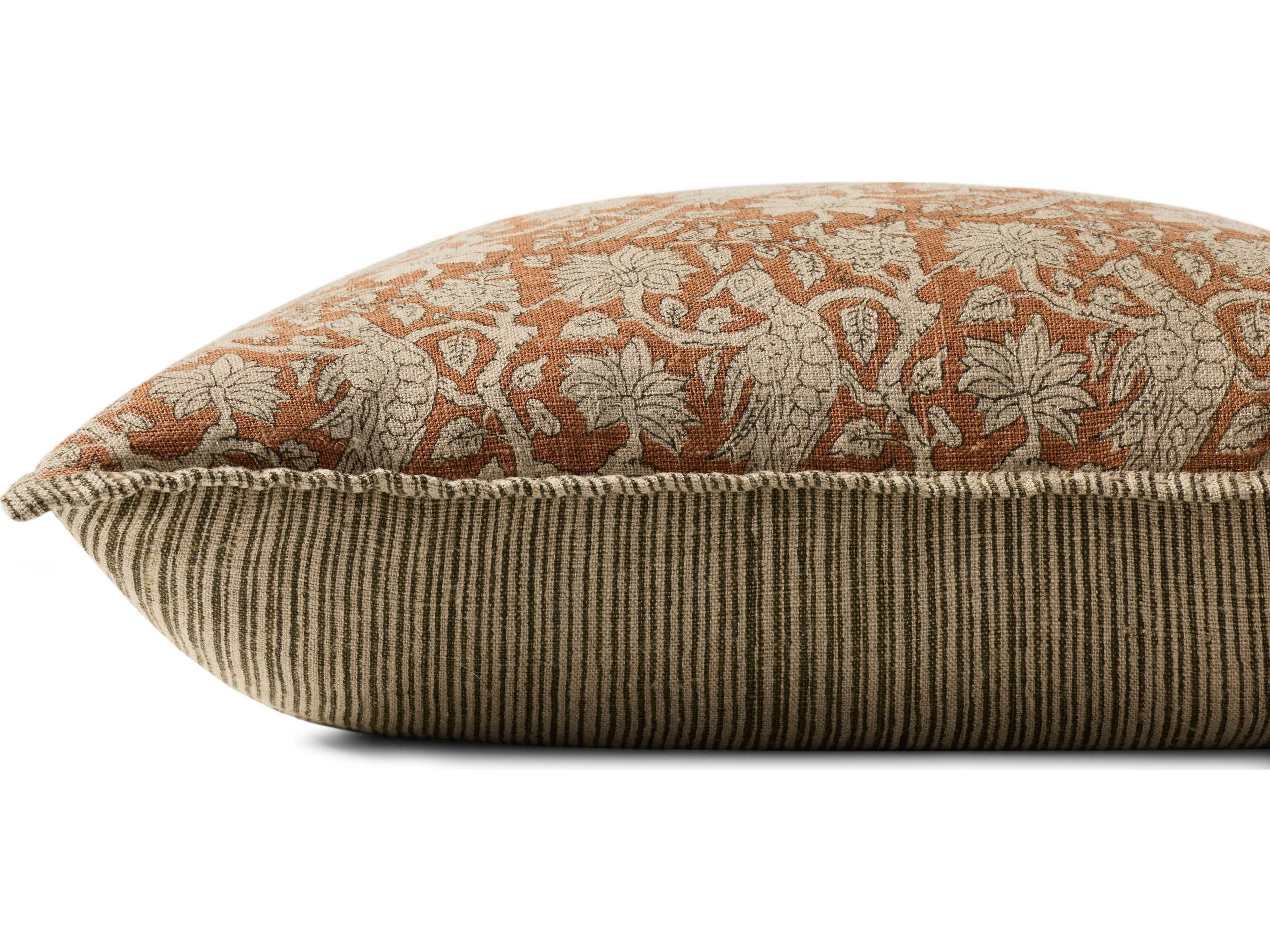 Loloi Rugs Rust Pillow