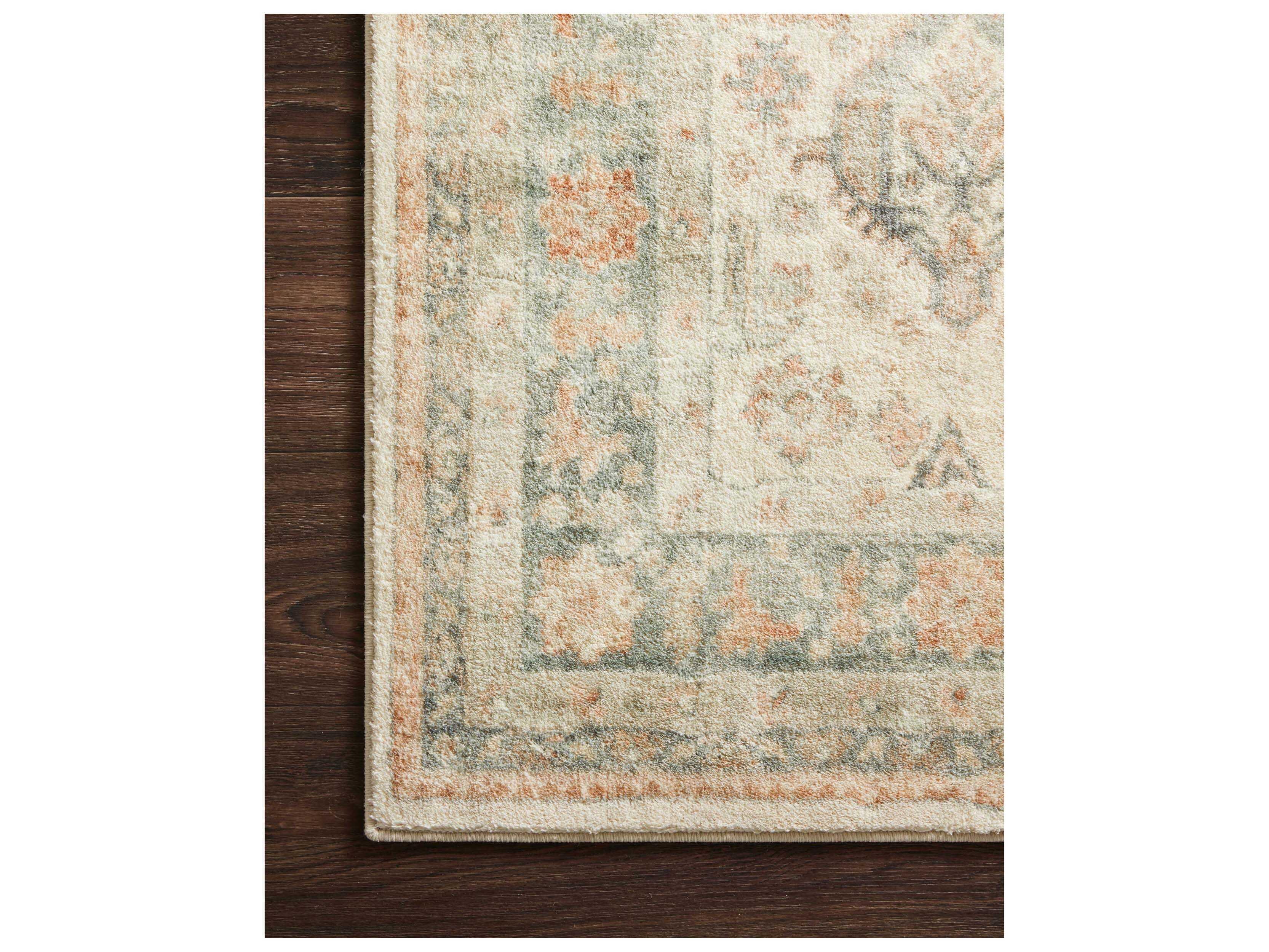 Loloi Rugs Rosette Bordered Runner Area Rug
