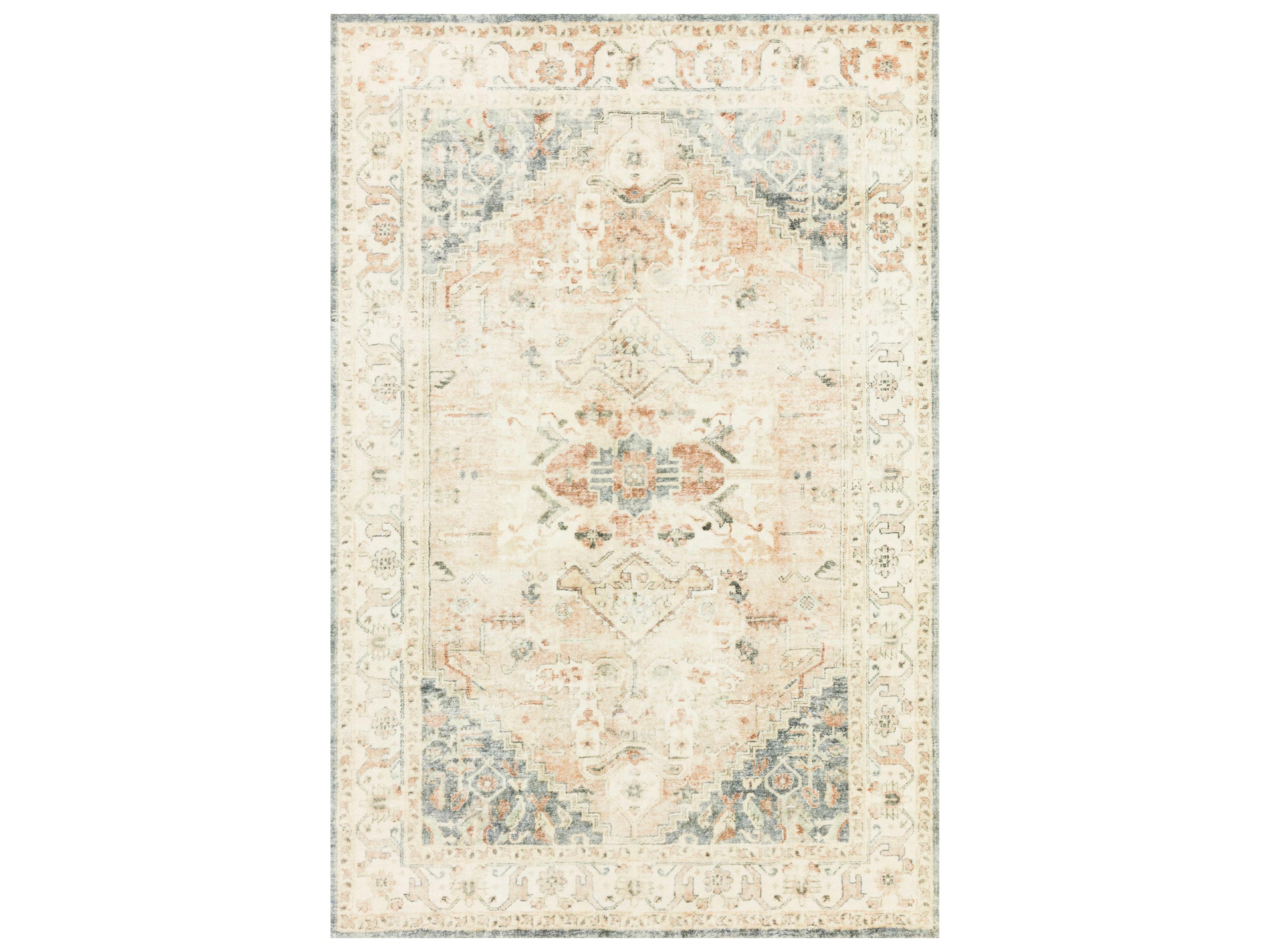 Loloi Rugs Rosette Bordered Runner Area Rug