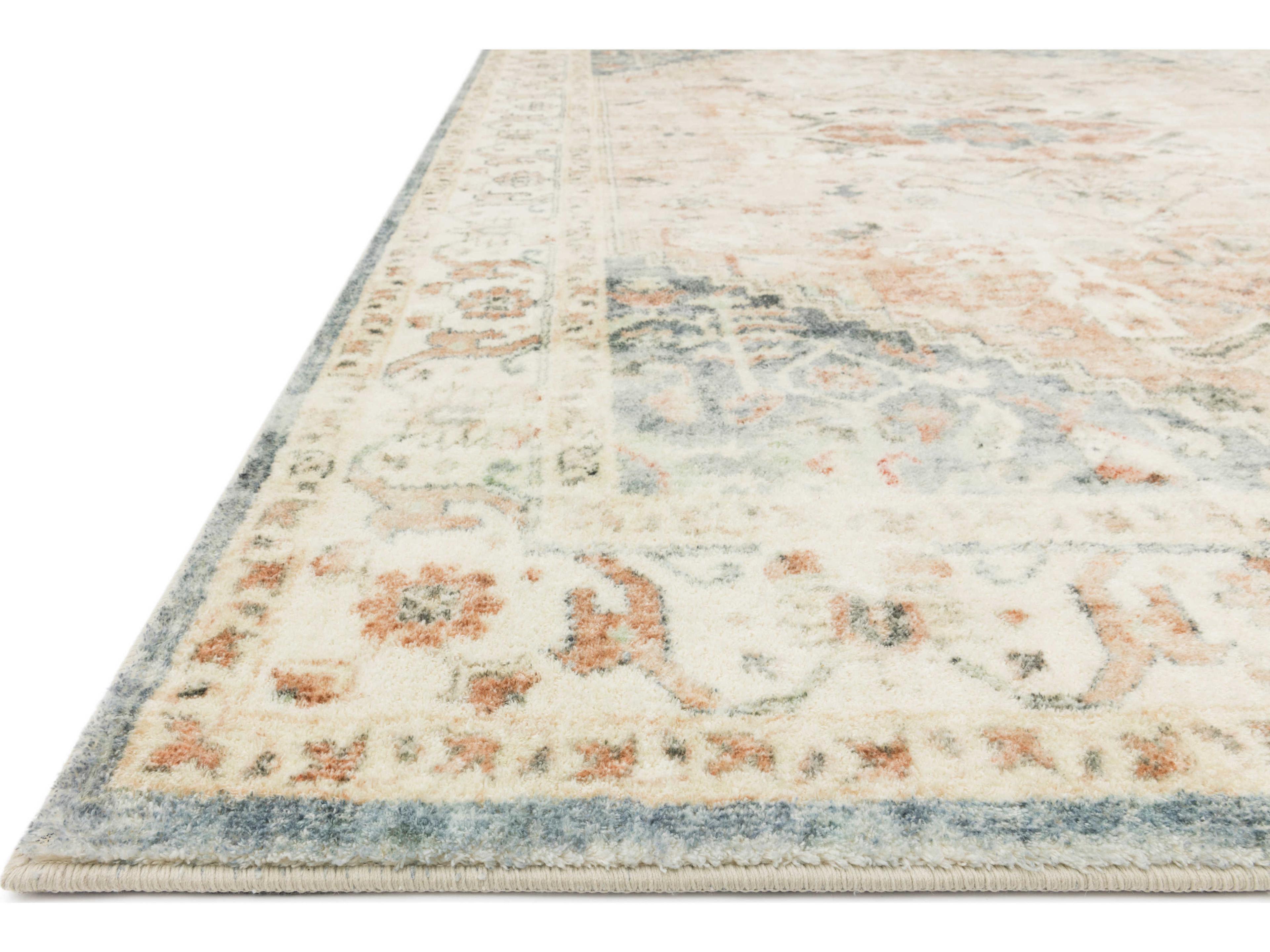 Loloi Rugs Rosette Bordered Runner Area Rug