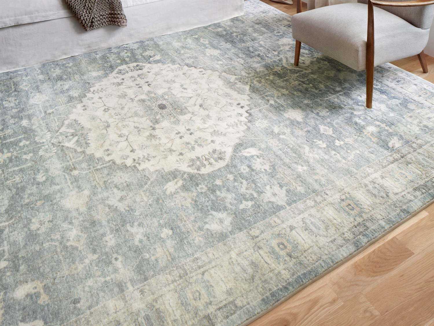 Loloi Rugs Rosette Bordered Runner Area Rug