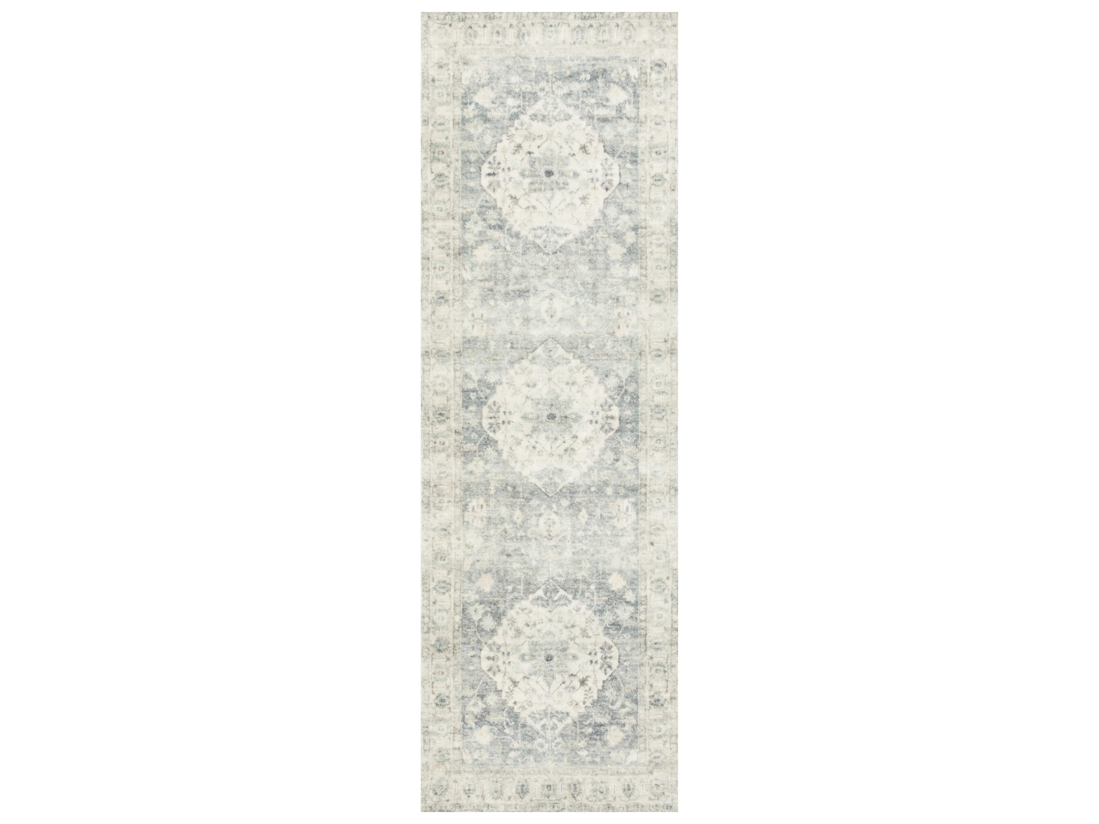 Loloi Rugs Rosette Bordered Runner Area Rug