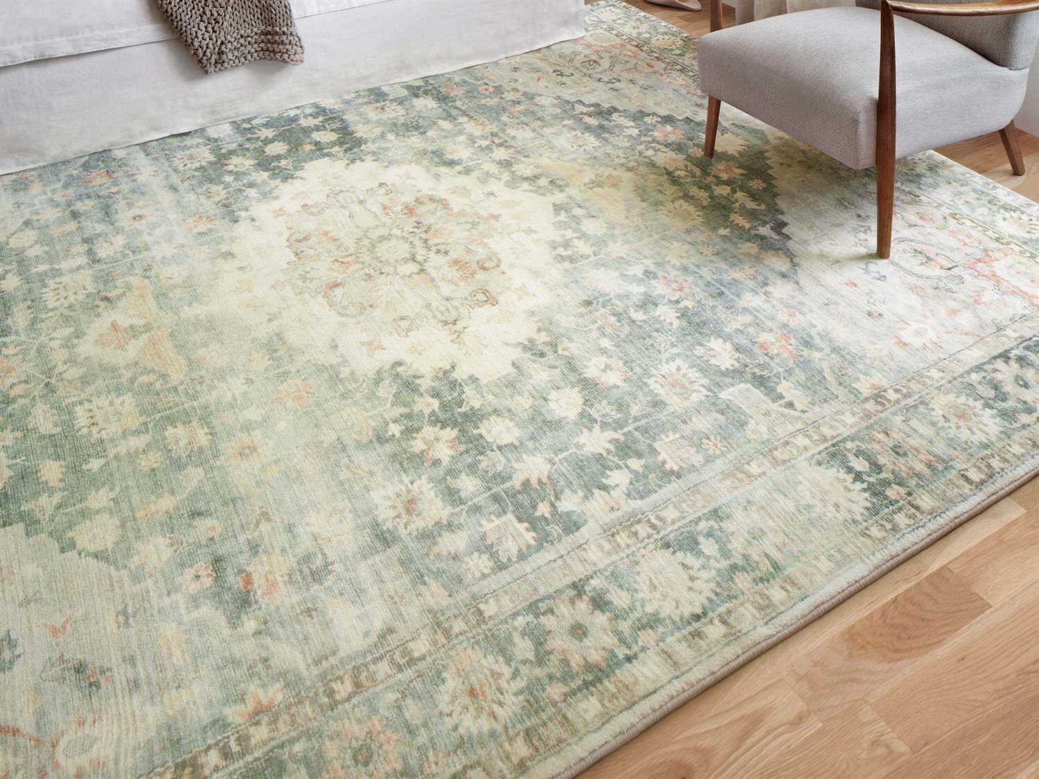 Loloi Rugs Rosette Bordered Runner Area Rug
