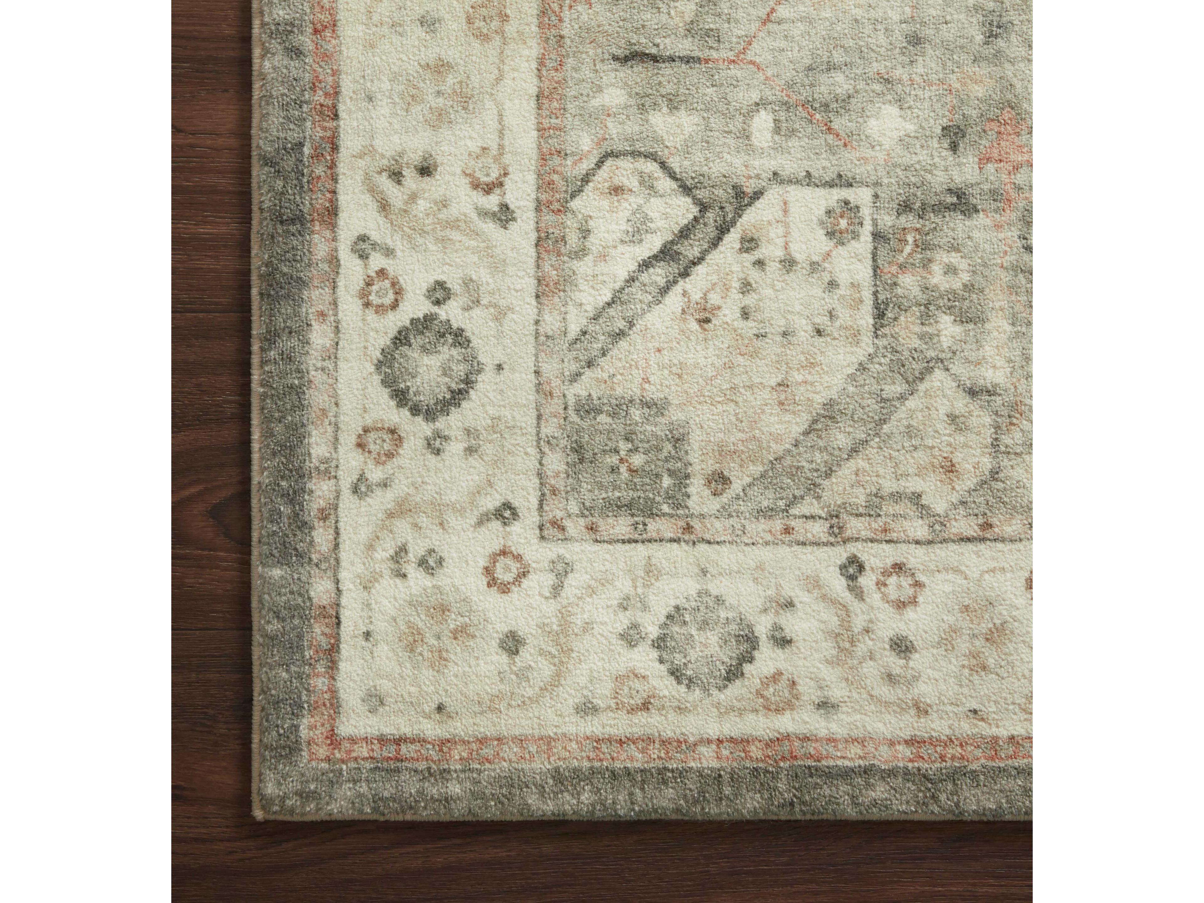 Loloi Rugs Rosette Bordered Runner Area Rug