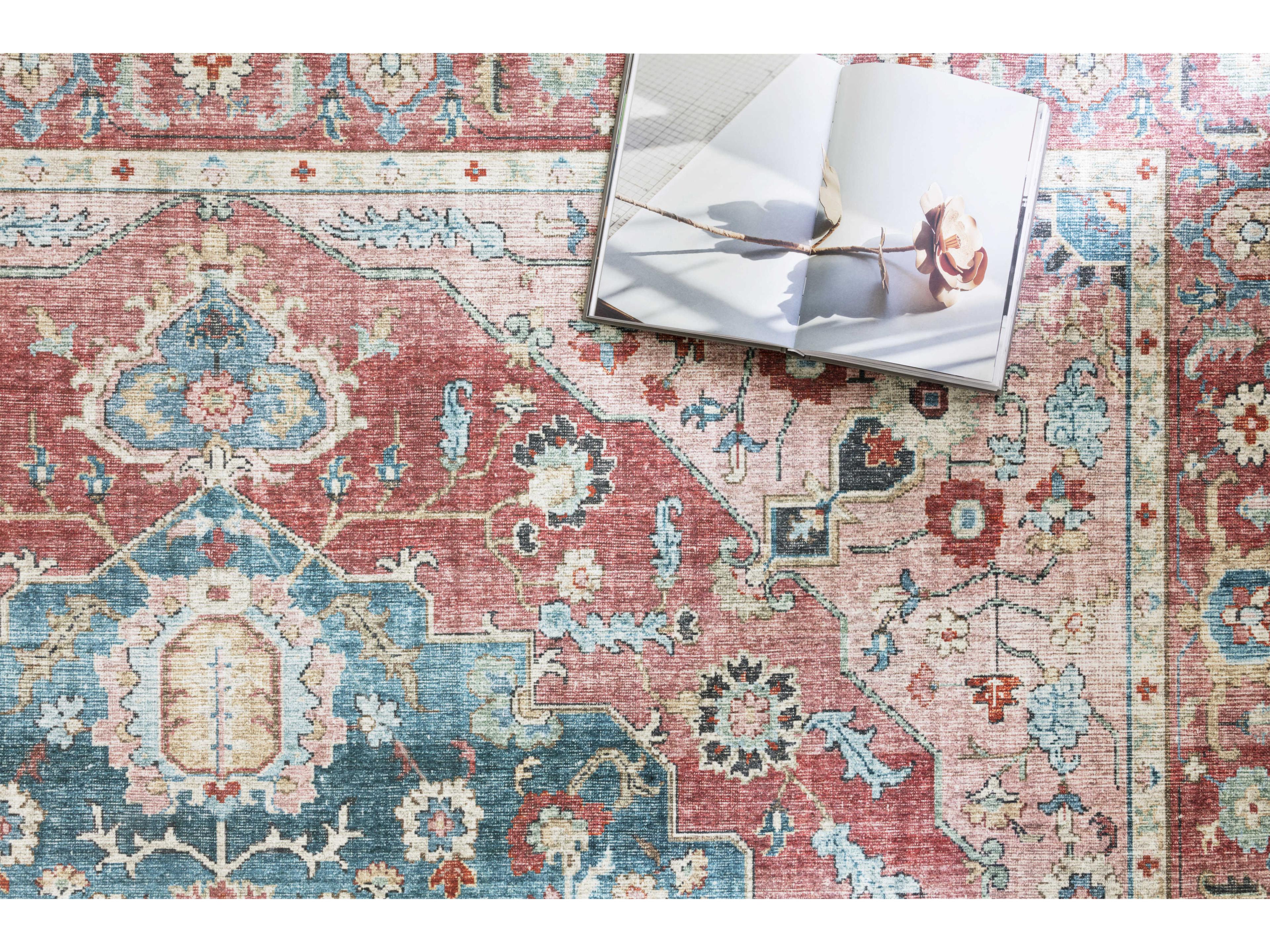 Loloi Rugs Skye Bordered Runner Area Rug