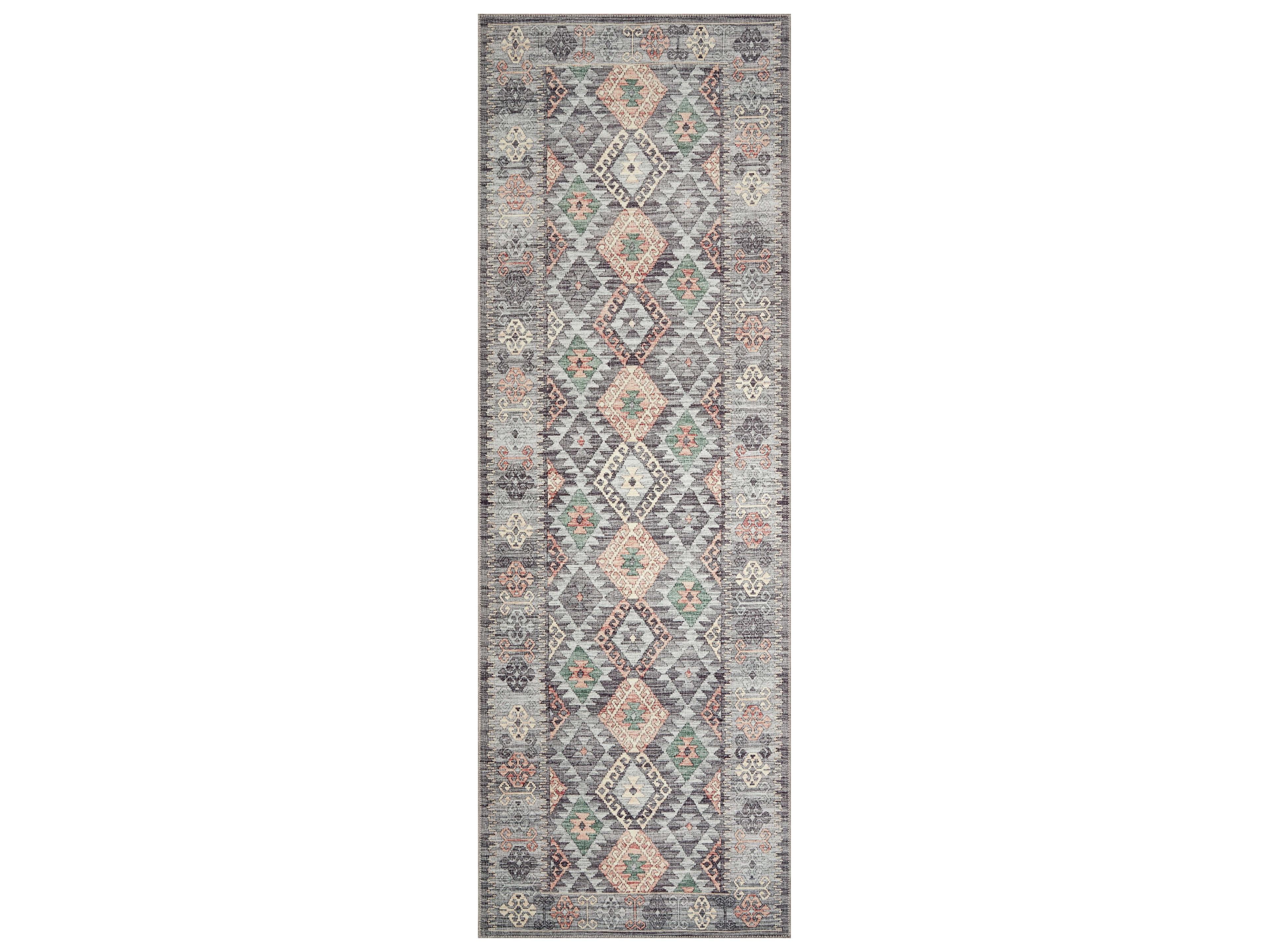 Loloi Rugs Zion Bordered Runner Area Rug