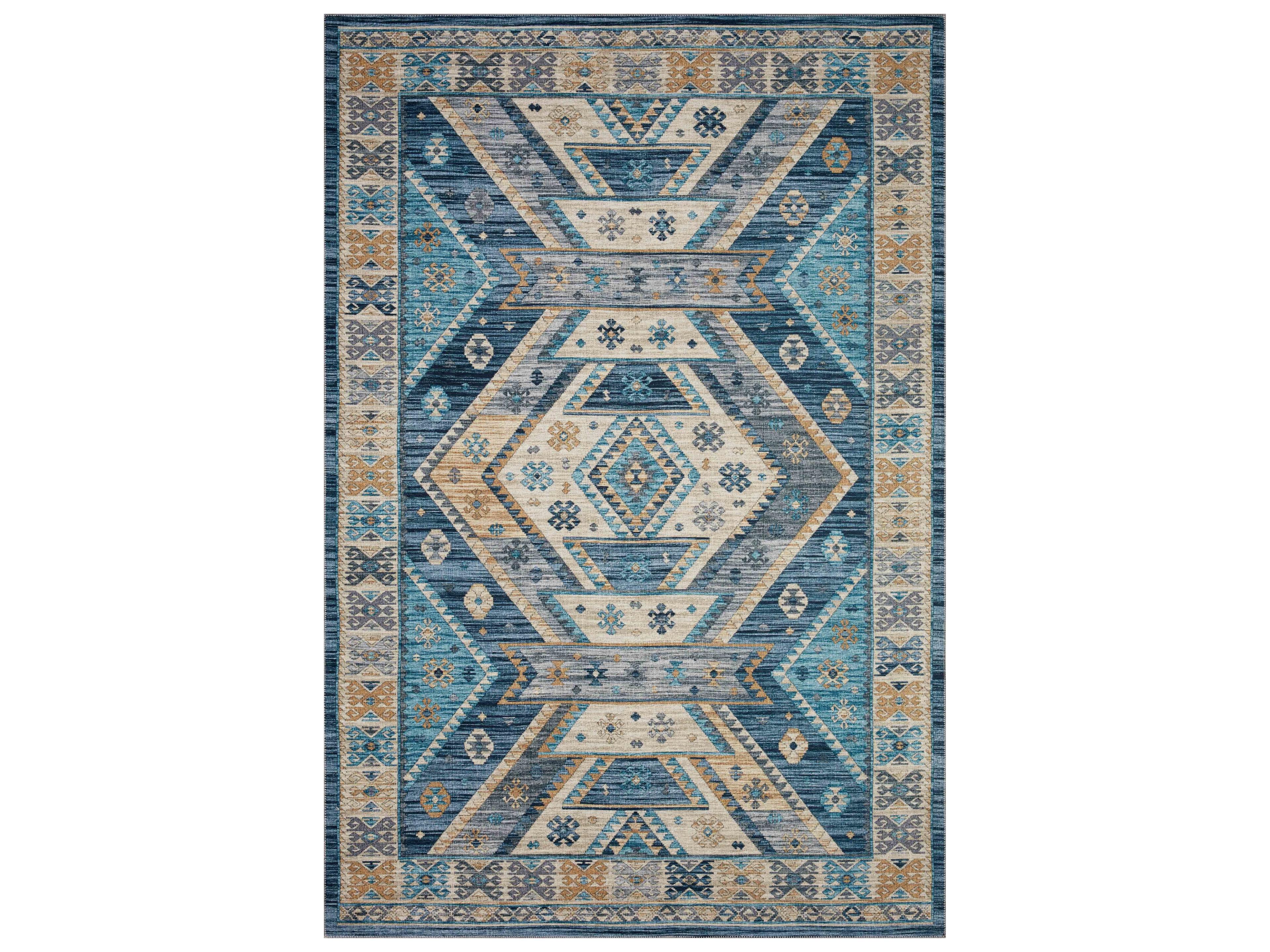 Loloi Rugs Zion Bordered Runner Area Rug
