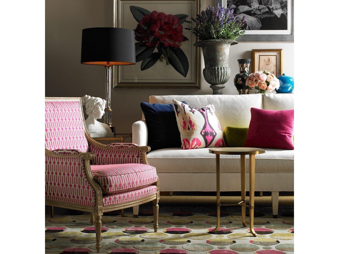 Lillian August Upholstery Exeter Fabric Accent Chair