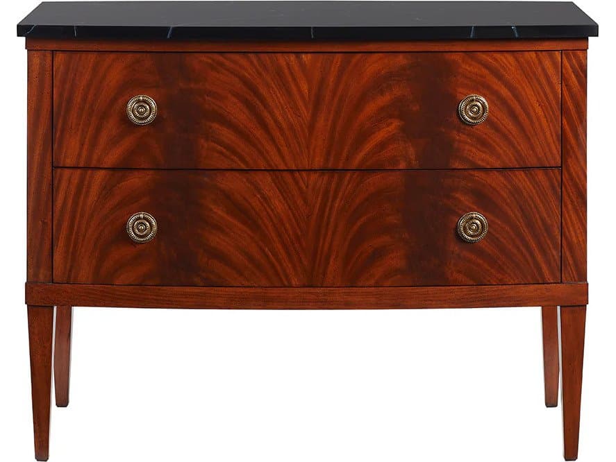 Lillian August Manuel Marble Top Demilune