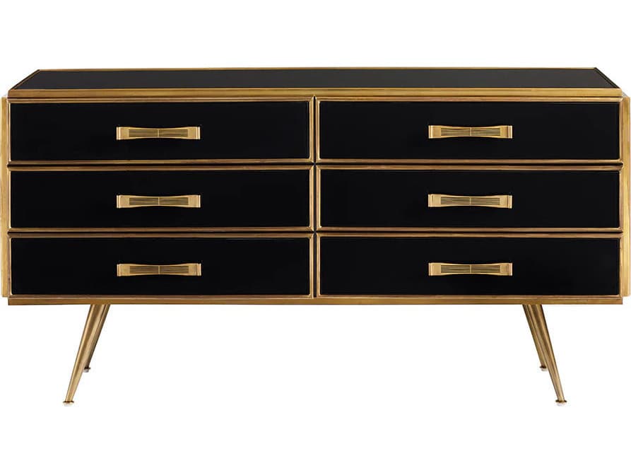 Lillian August Dean Smoked Mirror Dresser