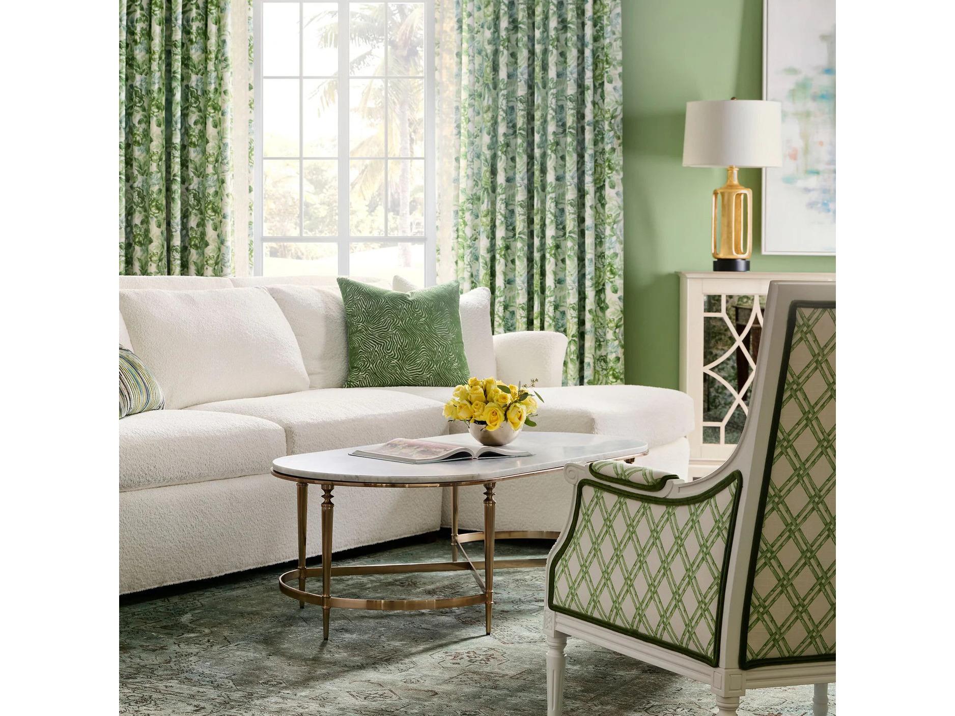 Lillian August Zoe Oval Coffee Table