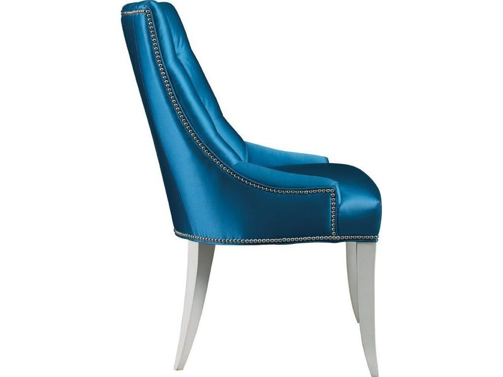 Lillian August Upholstery Ally Court Tufted Blue Upholstered Side Dining Chair