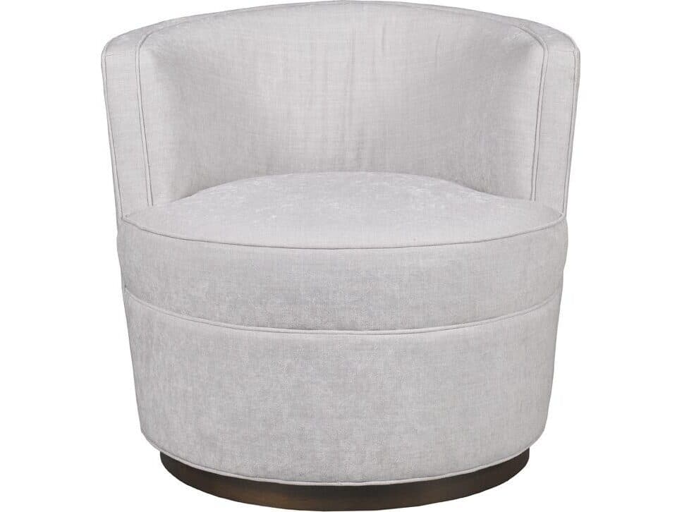 Lillian August Upholstery Devlan Swivel Fabric Accent Chair