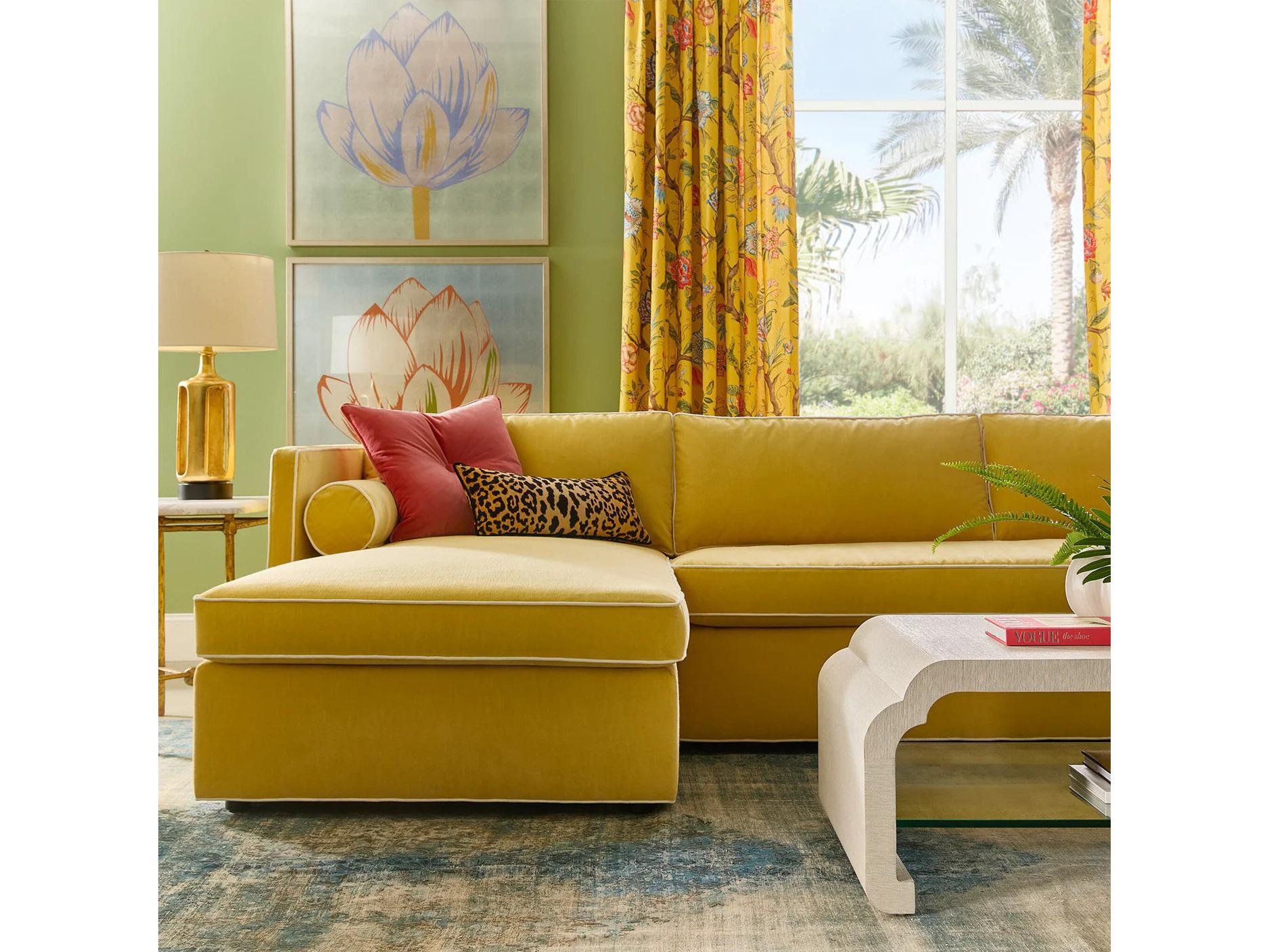 Lillian August Pietra Rectangular Table