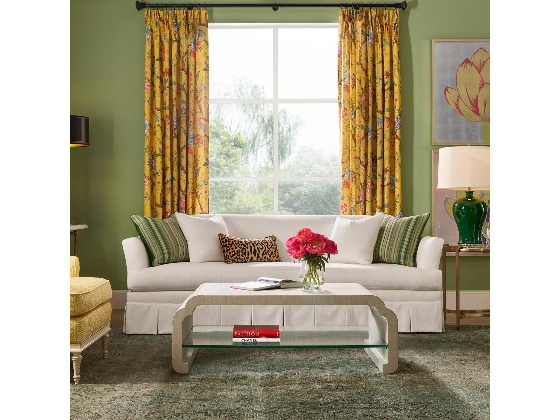 Lillian August Pietra Rectangular Table