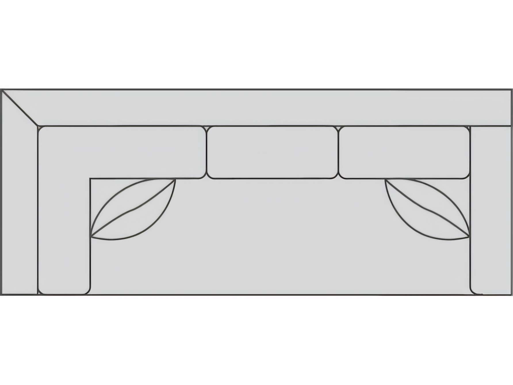 Lillian August Hinson Right Arm Corner Sofa