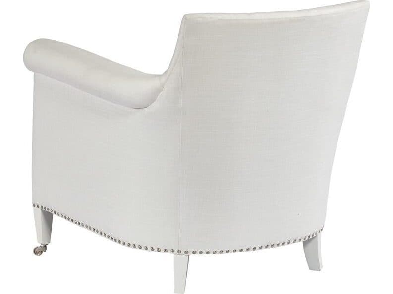 Lillian August Upholstery Paris Rolling Fabric Accent Chair