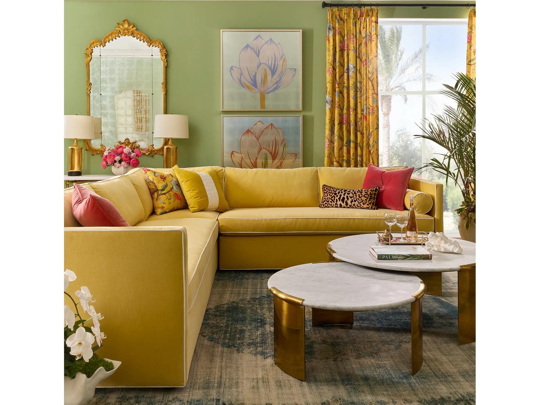 Lillian August Pridwin Left Arm Sofa