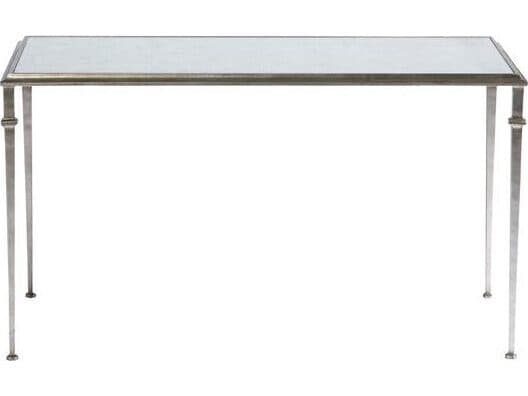 Lillian August Classics Tria Rectangular Aged Silver Leaf Cocktail Table