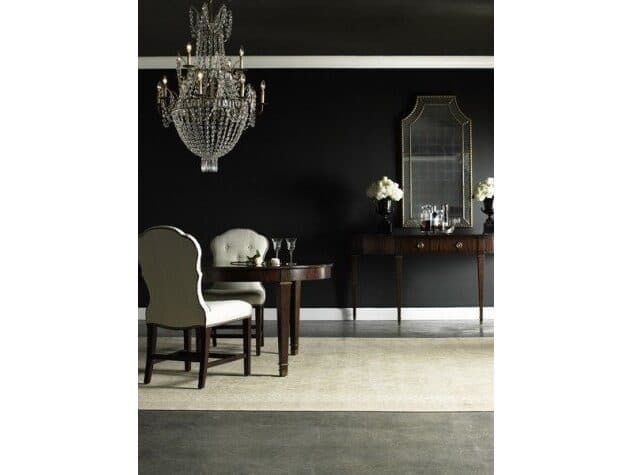 Lillian August Classics Templeton - Oval Wood Rich Brown Antique Gold Dining Table