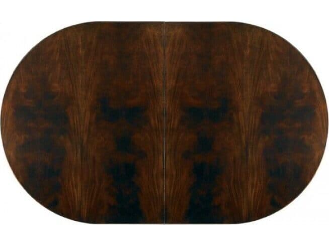 Lillian August Classics Templeton - Oval Wood Rich Brown Antique Gold Dining Table