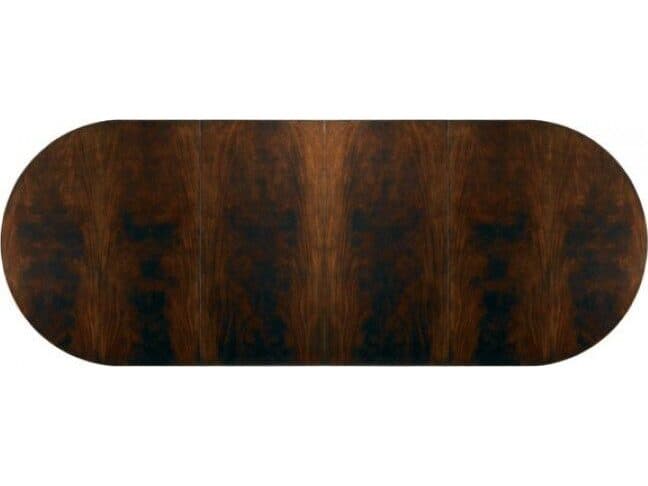 Lillian August Classics Templeton - Oval Wood Rich Brown Antique Gold Dining Table