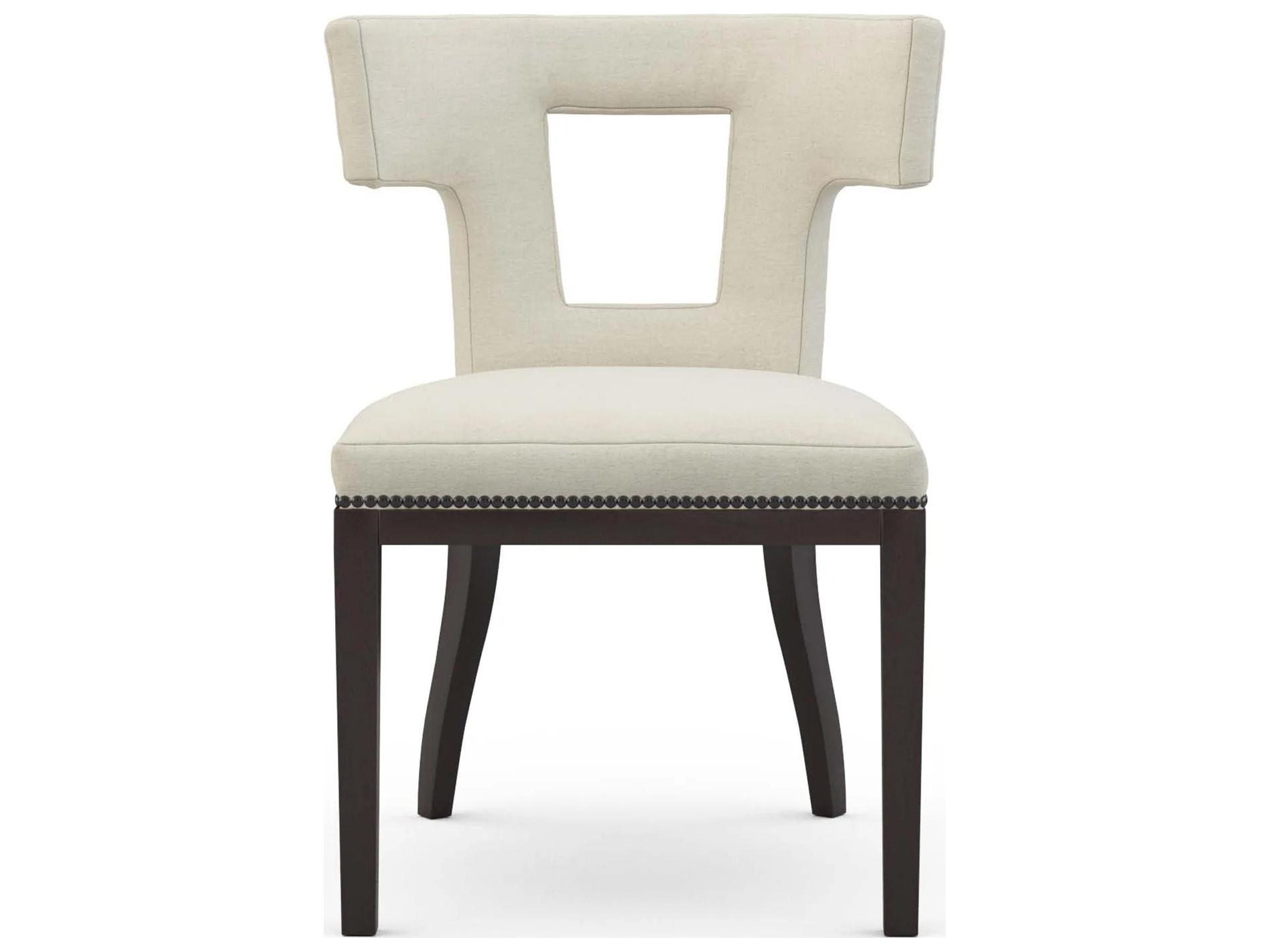 Lillian August Upholstery Leather Thanos Dining Side Chair