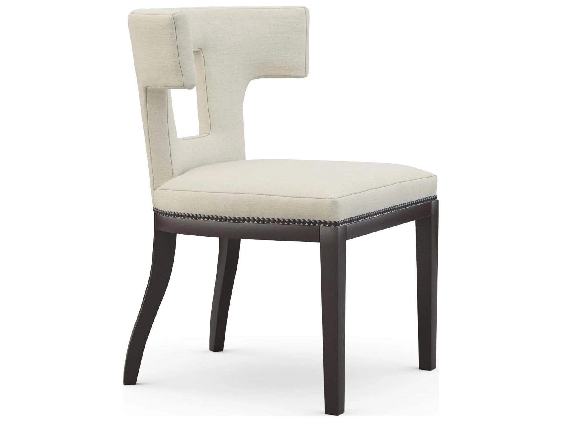 Lillian August Upholstery Leather Thanos Dining Side Chair