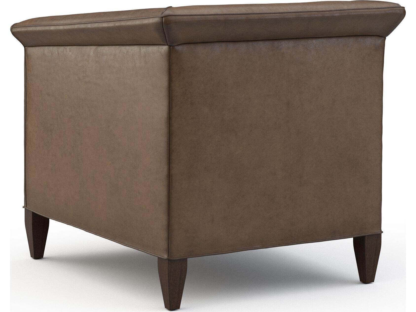 Lillian August Upholstery Leather Ace Accent Chair