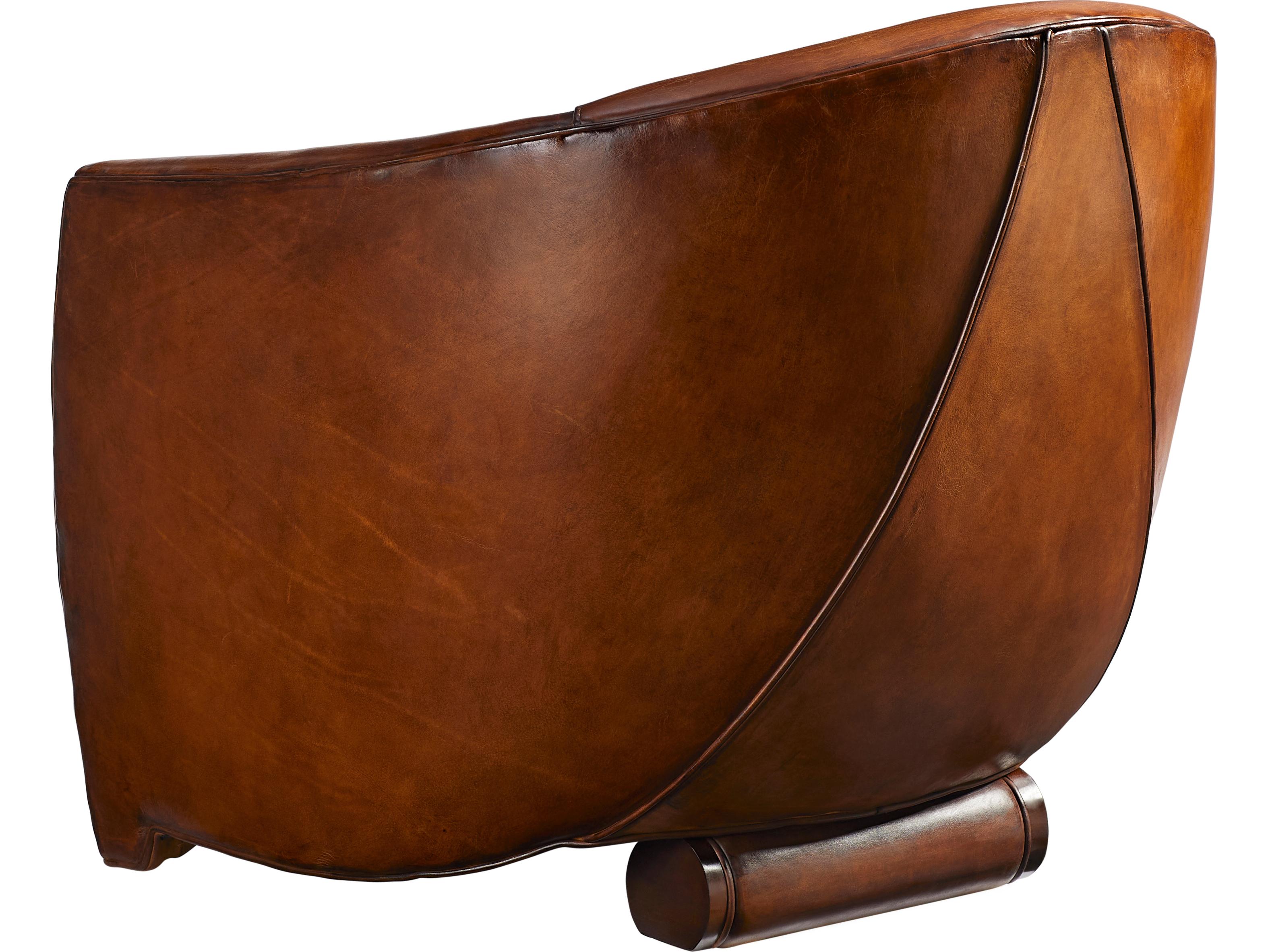 Lillian August Upholstery Leather Leo Accent Chair