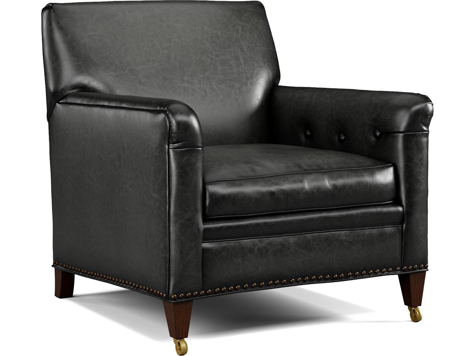 Lillian August Upholstery Leather Lev Chair