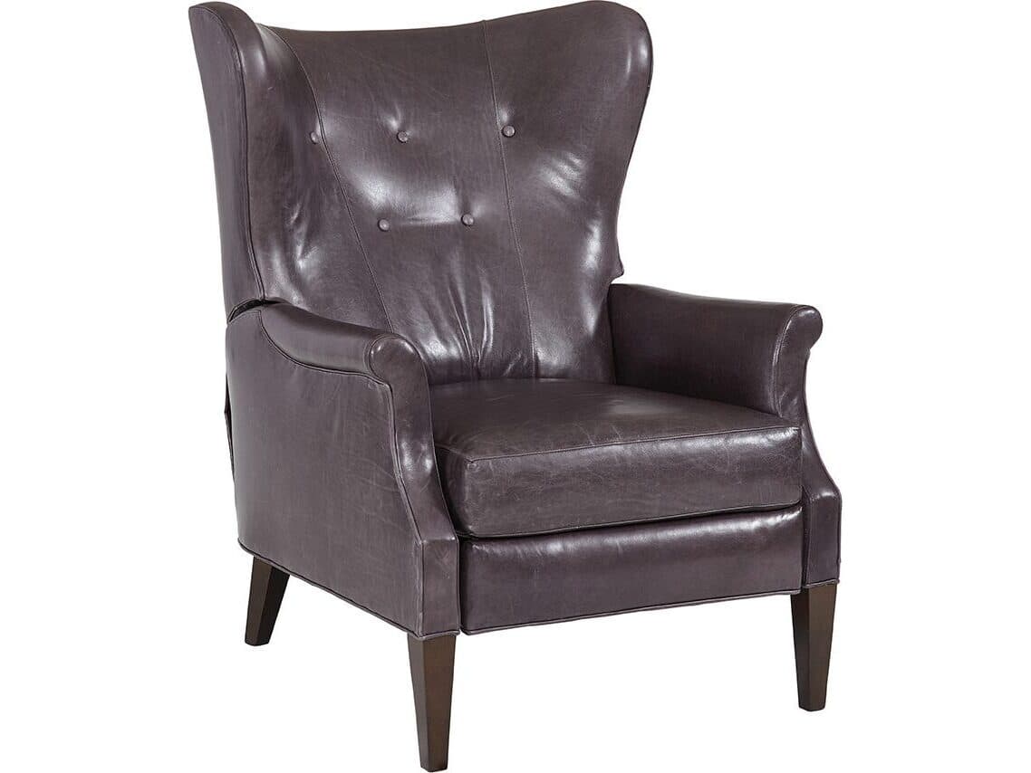 Lillian August Upholstery Leather Bradford Accent Recliner Chair