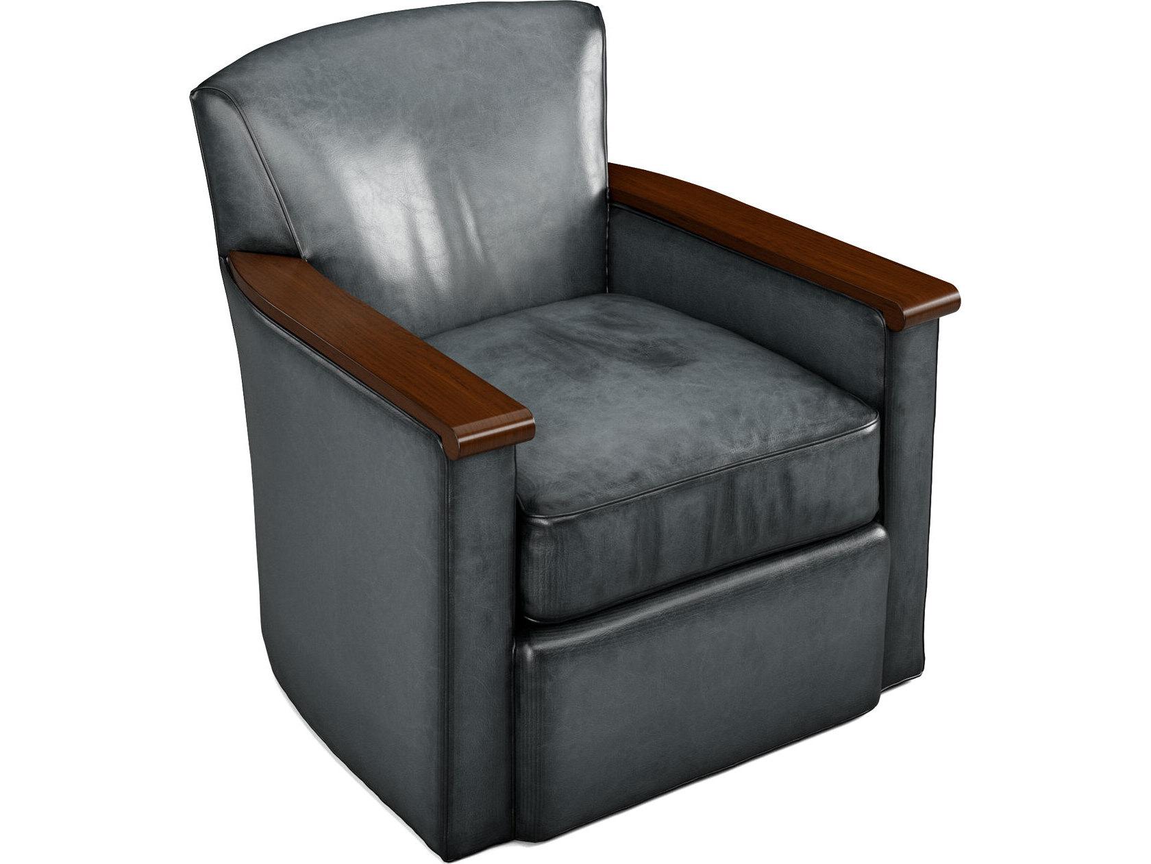 Lillian August Upholstery Leather Wesley Accent Chair