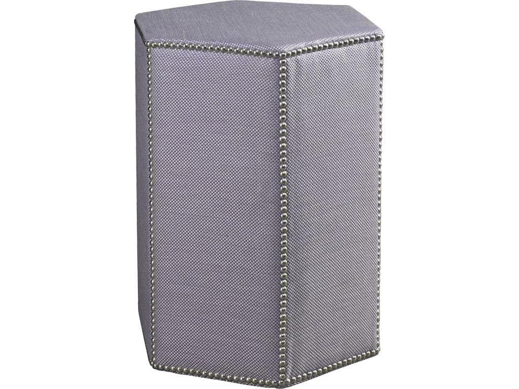 Lillian August Upholstery Leather Oscar Stool