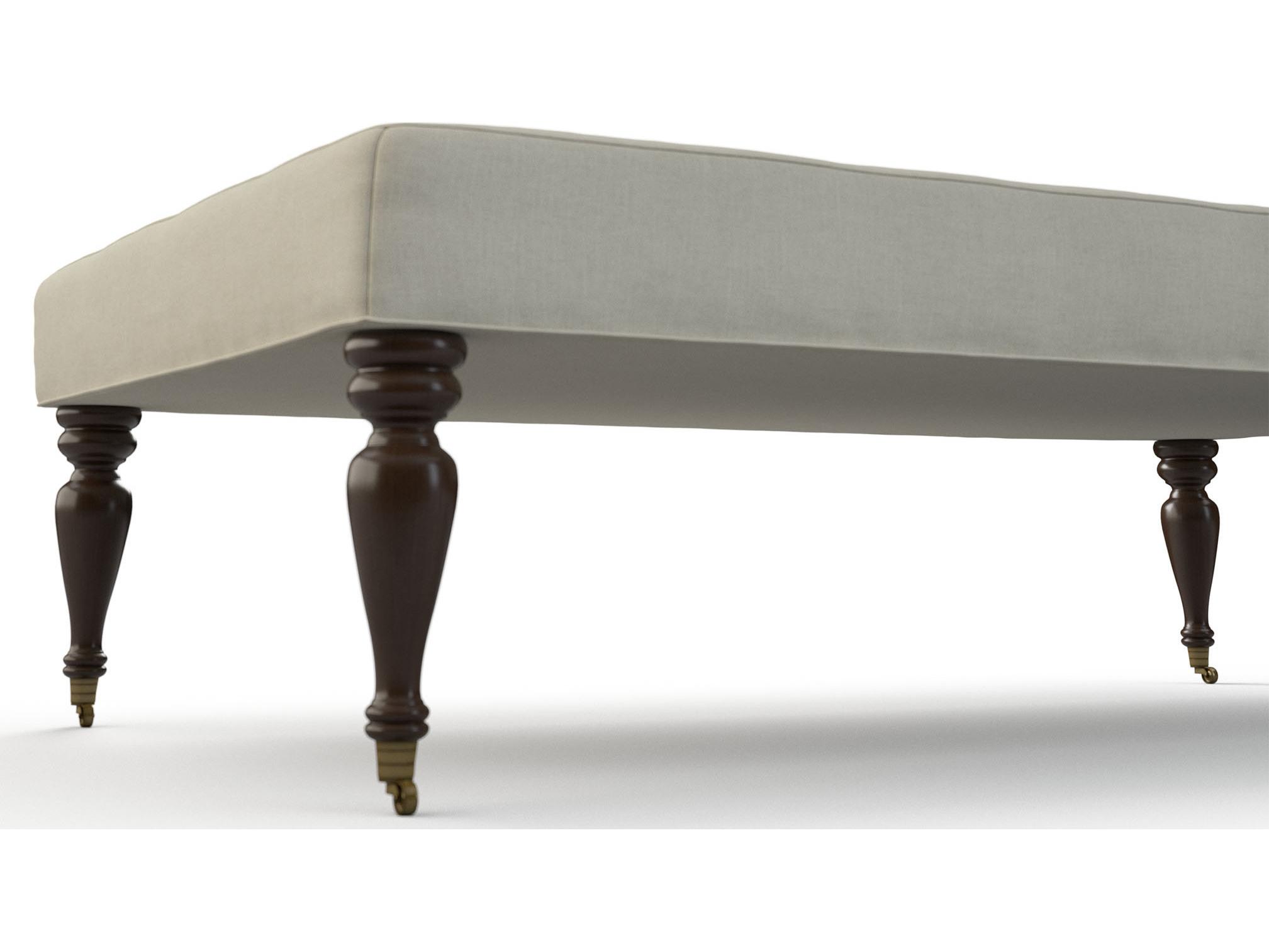 Lillian August Upholstery Leather Frederick Bench