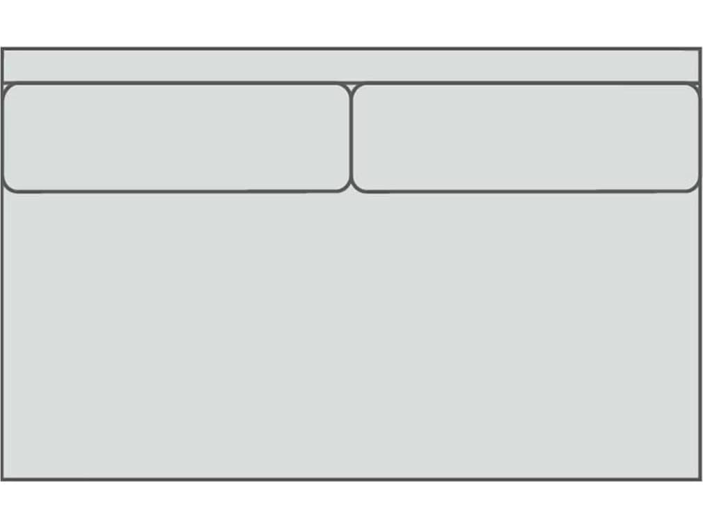 Lillian August Upholstery Leather Sloane Armless Sofa