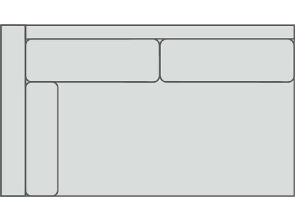 Lillian August Upholstery Leather Sloane Left Arm Chaise