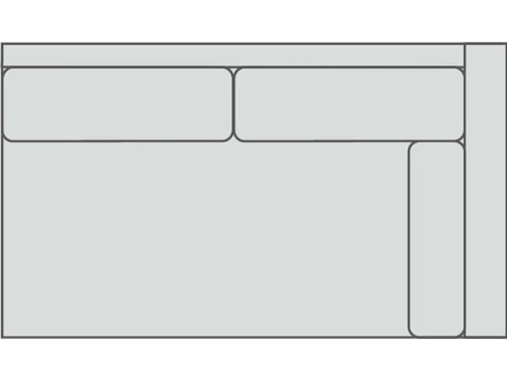 Lillian August Upholstery Leather Sloane Right Arm Sofa