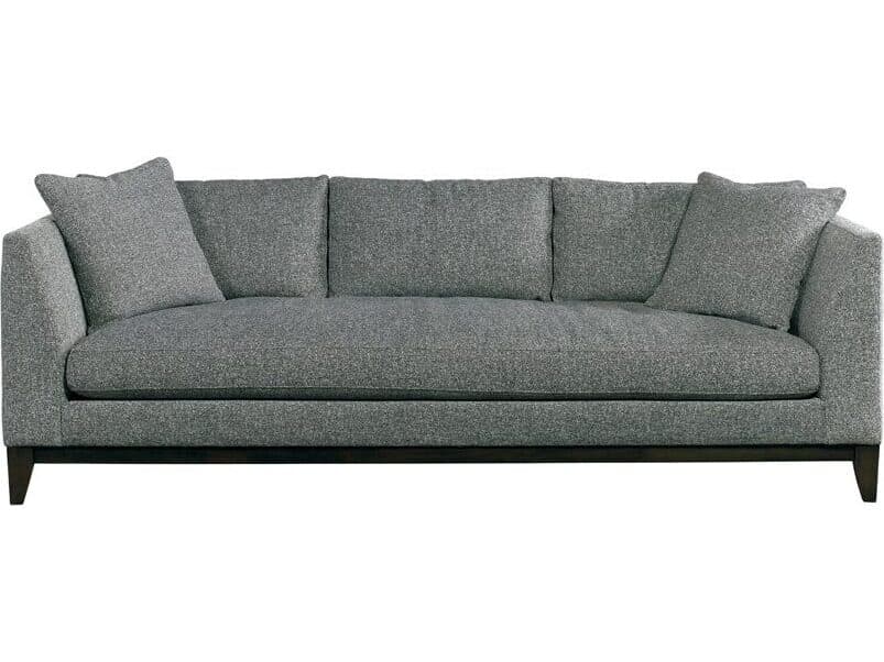Lillian August Modern Living Baldwin Charcoal Elm Upholstered Sofa