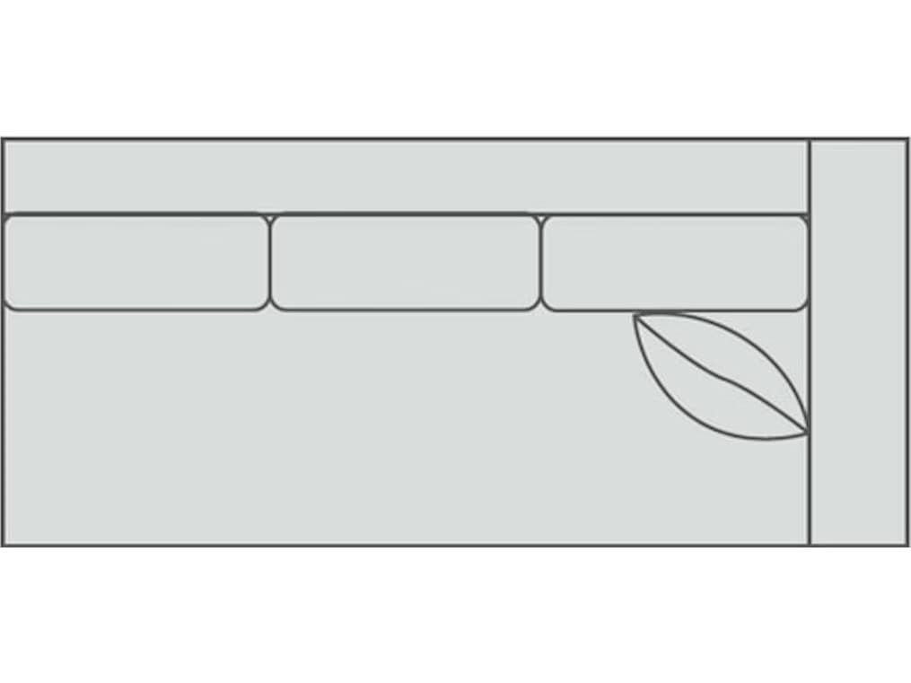 Lillian August Palermo Right Arm Sofa