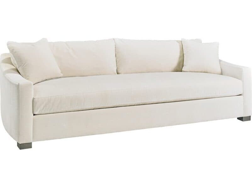 Lillian August Modern Living Martin Natural Cinder Upholstered Sofa