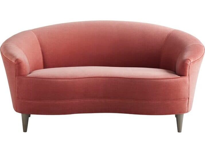 Lillian August Modern Living Limestone Melon Mineral Upholstered Loveseat